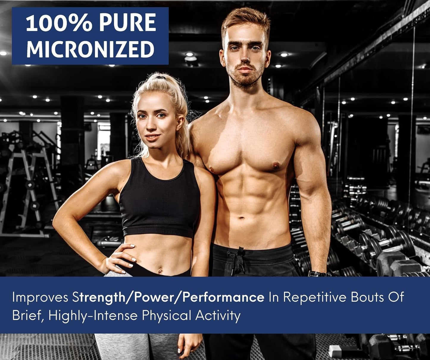 - Creatine 100% Pure Micronized 400G Powder 80-Servings - Improve Muscle Mass, Strength and Size - Improve Training Performance - 3Rd Party Tested - Formulated & Made in Canada